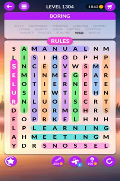 wordscapes search level 1304
