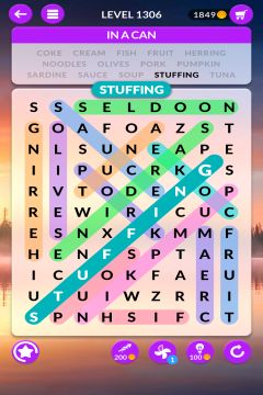 wordscapes search level 1306