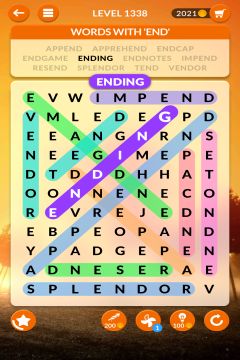 wordscapes search level 1338