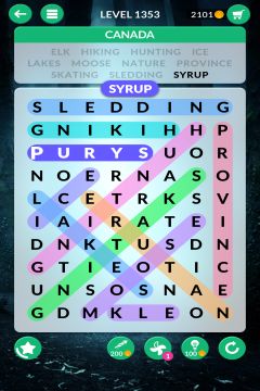 wordscapes search level 1353