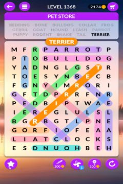 wordscapes search level 1368