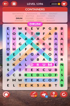 wordscapes search level 1396