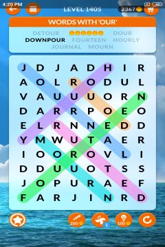 wordscapes search level 1405