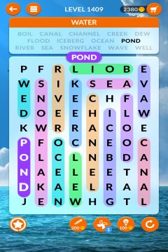 wordscapes search level 1409