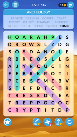 wordscapes search level 142