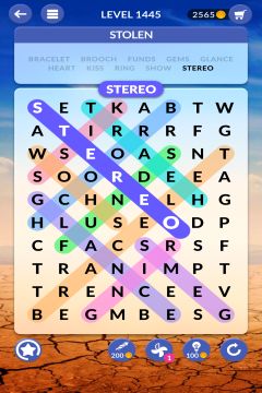 wordscapes search level 1445