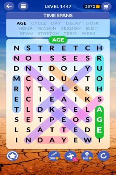 wordscapes search level 1447