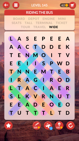 wordscapes search level 145