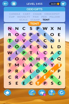 wordscapes search level 1455