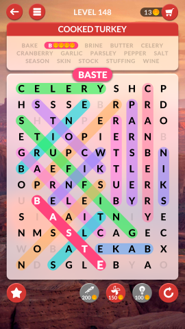 wordscapes search level 148