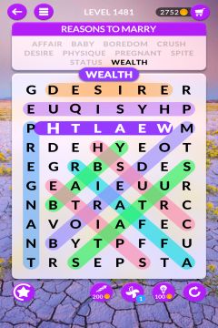 wordscapes search level 1481