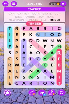 wordscapes search level 1487