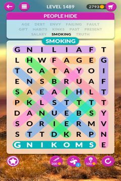 wordscapes search level 1489