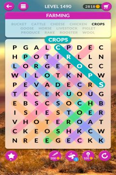 wordscapes search level 1490