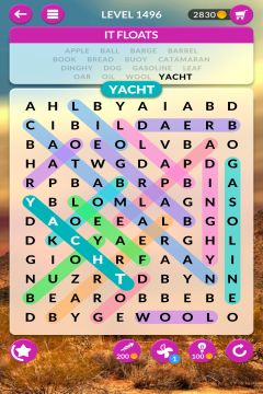 wordscapes search level 1496