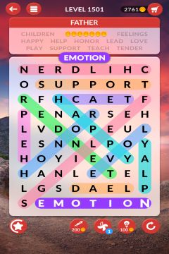 wordscapes search level 1501