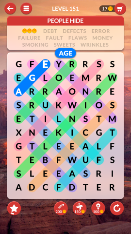 wordscapes search level 151