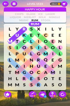 wordscapes search level 1515