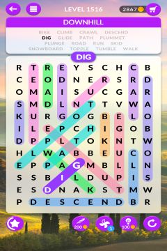 wordscapes search level 1516