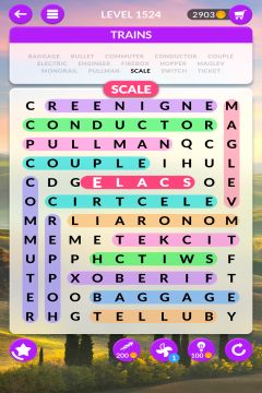wordscapes search level 1524
