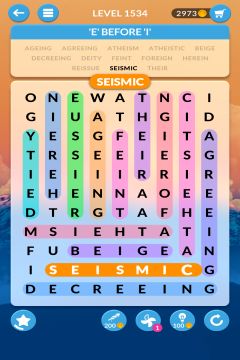 wordscapes search level 1534