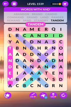 wordscapes search level 1539