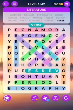 wordscapes search level 1542