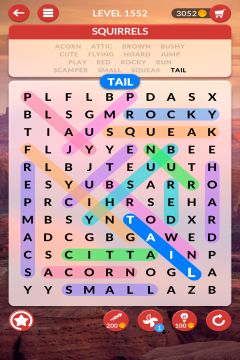 wordscapes search level 1552