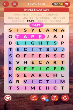 wordscapes search level 1553