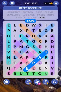 wordscapes search level 1563