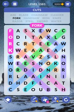 wordscapes search level 1581