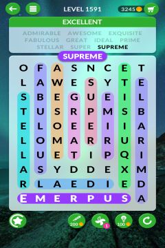 wordscapes search level 1591