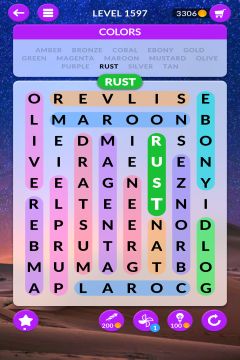 wordscapes search level 1597