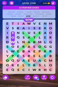 wordscapes search level 1598
