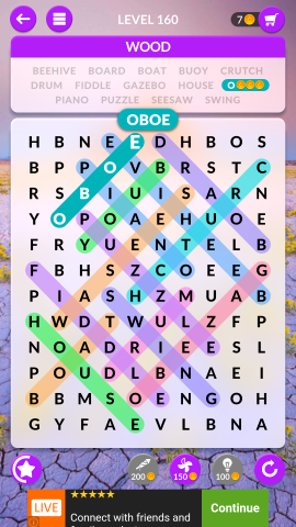 wordscapes search level 160