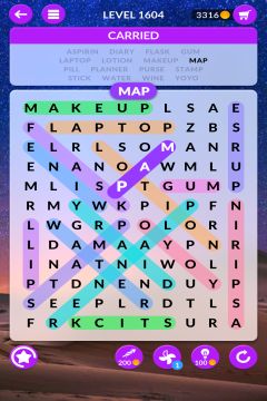 wordscapes search level 1604