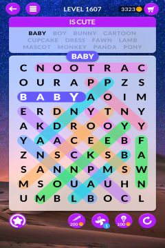 wordscapes search level 1607