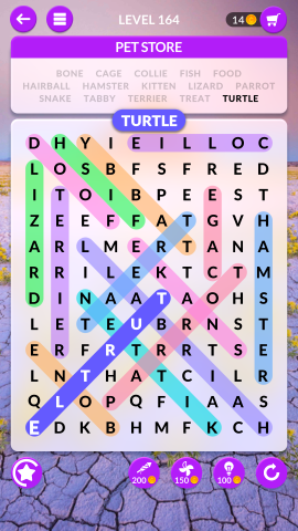 wordscapes search level 164
