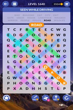 wordscapes search level 1640