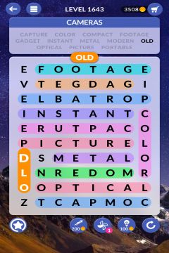 wordscapes search level 1643