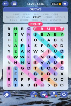 wordscapes search level 1646