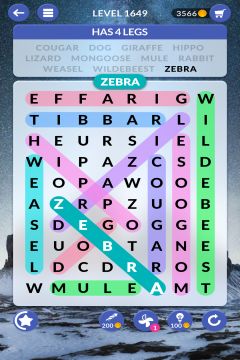 wordscapes search level 1649