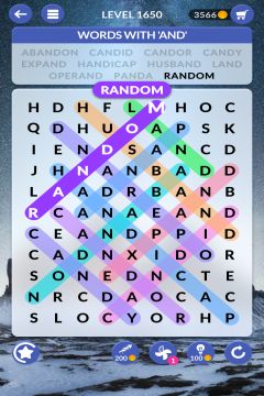 wordscapes search level 1650