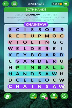 wordscapes search level 1657