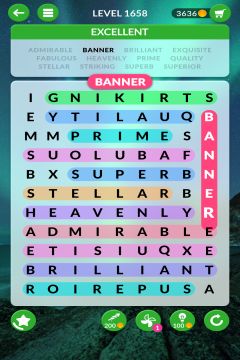 wordscapes search level 1658