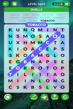 wordscapes search level 1663