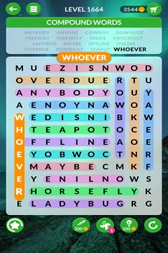 wordscapes search level 1664