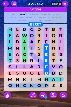 wordscapes search level 1669