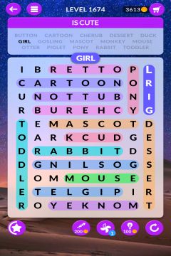 wordscapes search level 1674
