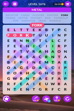 wordscapes search level 1676